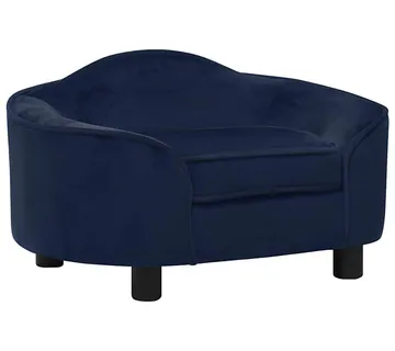 vidaXL Sofa za pse plava 67 x 47 x 36 cm plišana - Venlo