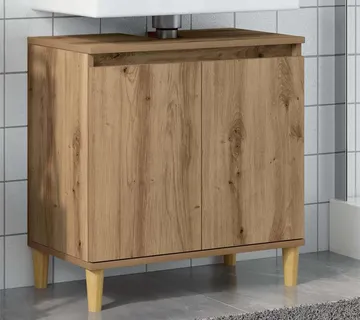 vidaXL Ormarić za sudoper Artisan hrast 58x33x60 cm izrađeno drvo - Venlo