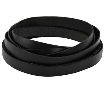 vidaXL Kožni Remen Crna 500 x 1,5 cm Koža - Venlo