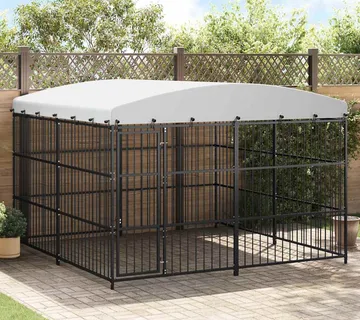 vidaXL Vanjski kavez za pse s krovom 300 x 300 x 210 cm - Venlo