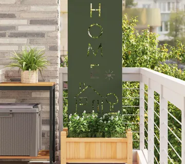 vidaXL Privatnost u vrtu Rezbarija Maslinovo zelena 50 x 140 cm - Venlo