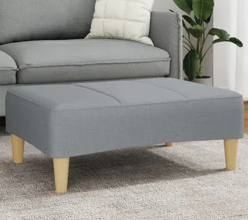 vidaXL Tabure svjetlosivi 77x55x31 cm od tkanine - Venlo