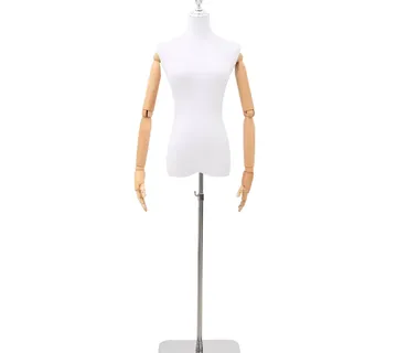 vidaXL Podesivi maneken 165-213 cm s postoljem Žena PP Bijela - Venlo