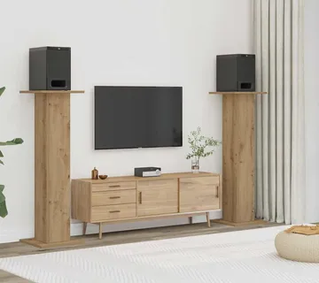 vidaXL Stalci za zvučnike 2 kom 30x30x95 cm konstruirano drvo - Venlo