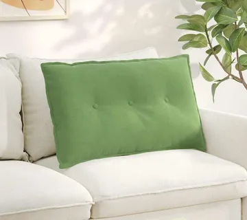 vidaXL Jastuk za leđa Svijetlo zelena 80 x 50 cm Kordura tekstil - Venlo