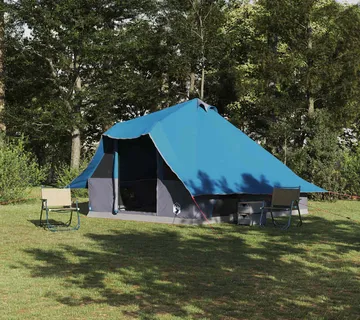 vidaXL Tipi šator 8-osobni Plava taft - Venlo