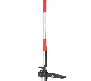 vidaXL Odstranjivač korova crveno-srebrni 99,5 cm anodizirani aluminij - Venlo
