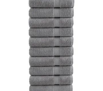 vidaXL Ručnici za ruke SOLUND 10 kom sivi 50 x 100 cm 600 gsm - Venlo