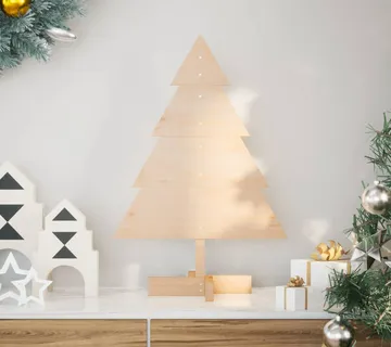 vidaXL Drveno ukrasno božićno drvce 70 cm masivno drvo - Venlo