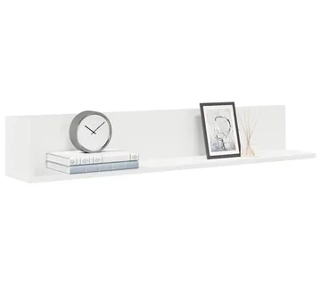 vidaXL Zidne police 2 kom bijele 100x16,5x16,5 cm konstruirano drvo - Venlo