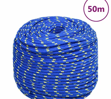 vidaXL Brodski konop plavi 6 mm 50 m od polipropilena - Venlo
