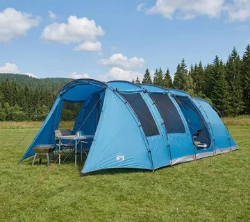 vidaXL Tunelski šator 675 x 392 x 210 cm Plava - Venlo