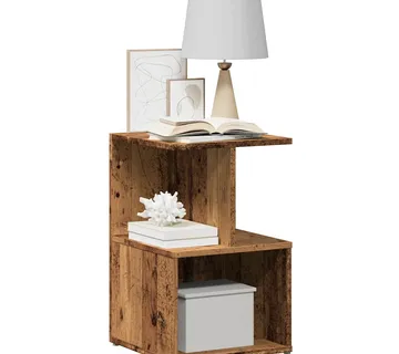 vidaXL Noćni ormarić staro drvo 35x35x55 cm konstruirano drvo - Venlo