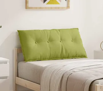 vidaXL Jastuk za leđa Svijetlo zelena 100 x 19 x 50 cm tkanina - Venlo