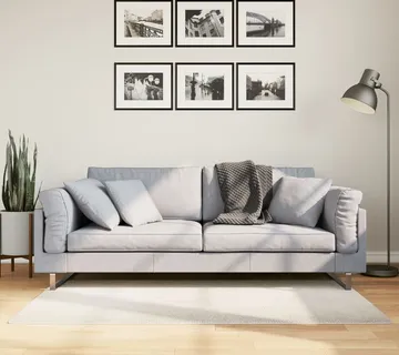 vidaXL Tepih IZA kratka vlakna skandinavski izgled krem 80 x 150 cm - Venlo