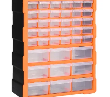 vidaXL Organizator s 39 ladica 38 x 16 x 47 cm - Venlo