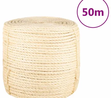vidaXL Uže od 100 % sisala 8 mm 50 m - Venlo
