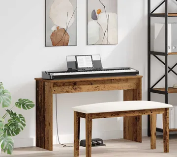 vidaXL Stalak za klavijaturu Staro drvo 100 x 32 x 64 cm - Venlo