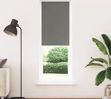 vidaXL Rolo zavjesa Blackout siva 75x230 cm Širina tkanine 70,7 cm - Venlo