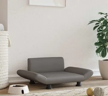 vidaXL Krevet za pse sivo 70x45x28 cm od umjetne kože - Venlo