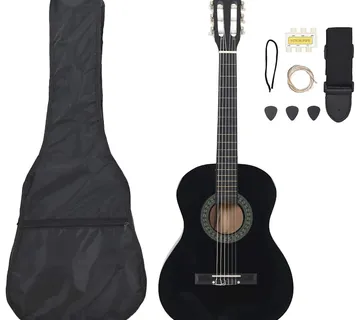 vidaXL 8-dijelni set klasične gitare za početnike crni 3/4 36 " - Venlo
