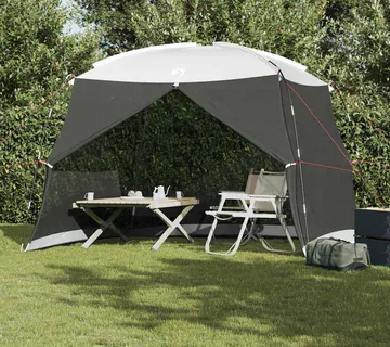vidaXL Šator s mrežom protiv komaraca s krovom Siva 320 x 320 x 218 cm - Venlo
