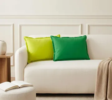 vidaXL Presvlaka za jastuk 2 kom. HOUTEN Zelena 40 x 60 cm Poliester - Venlo