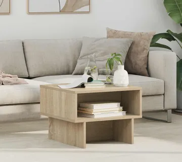 vidaXL Kava Stol Sonoma hrast 48 x 46 x 35 cm Konstruirano drvo - Venlo