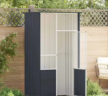 vidaXL Kavez za ptice antracit 115 x 78 x 200 cm od pocinčanog čelika - Venlo