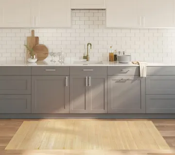 vidaXL Tepih pravokutni svijetli prirodni 100 x 200 cm od bambusa - Venlo