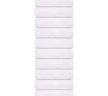 vidaXL Ručnici za goste FROGN 10 kom bijeli 30x50 cm 360 g/m² - Venlo