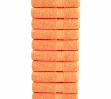 vidaXL Ručnici za kupanje SOLUND 10 kom tirkizni 100x150 cm 600 gsm - Venlo