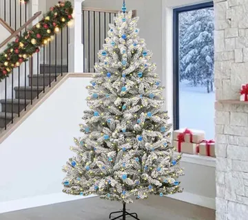 vidaXL Umjetno božićno drvce 270 cm 300 LED lampica Topla bijela - Venlo
