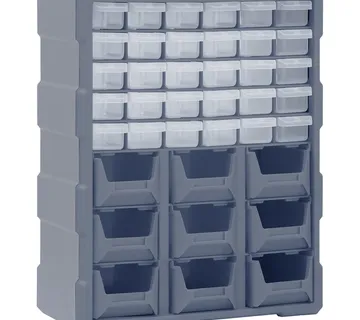 vidaXL Organizator s 39 ladica 38 x 16 x 47 cm - Venlo