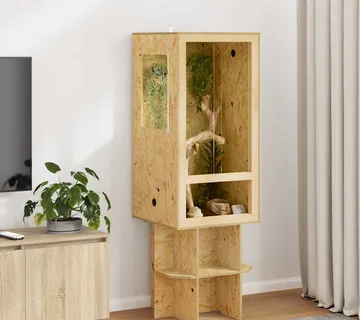 vidaXL Terarij Smeđa 50 x 50 x 100 cm OSB - Venlo