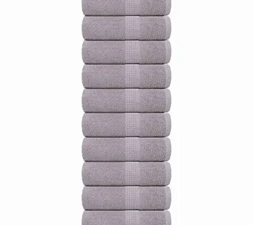 vidaXL Ručnici za goste FROGN 10 kom. sivi 30x50 cm 360 g/m² - Venlo