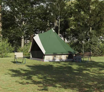 vidaXL Tipi šator 8-osobni Zelena taft - Venlo