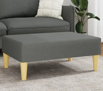 vidaXL Tabure tamnosivi 77x55x31 cm od tkanine - Venlo