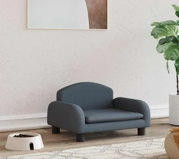 vidaXL Krevet za pse tamnosivi 50 x 40 x 30 cm od tkanine - Venlo