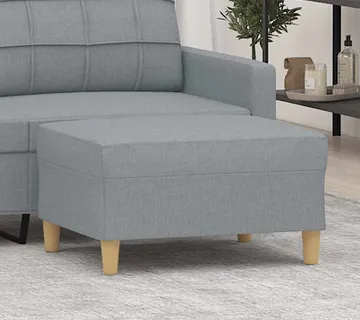 vidaXL Tabure svjetlosivi 70 x 55 x 41 cm od tkanine - Venlo
