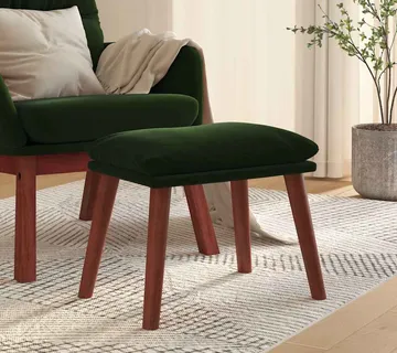 vidaXL Tabure tamnozeleni 45x29,5x35 cm baršunasti - Venlo