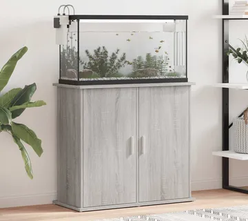 vidaXL Stalak za akvarij boja hrasta 81 x 36 x 73 cm konstruirano drvo - Venlo