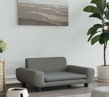 vidaXL Krevet za pse tamnosivi 70 x 45 x 33 cm baršunasti - Venlo