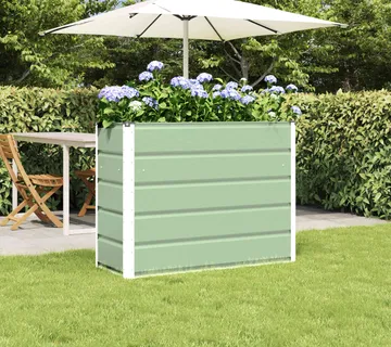 vidaXL Sadilica Zelena 100 x 40 x 75 cm Čelik - Venlo