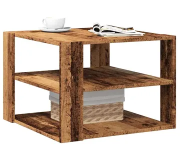 vidaXL Stol za kavu Staro drvo 58x58x40 cm Konstruirano drvo - Venlo