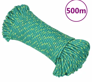 vidaXL Brodski konop zeleni 4 mm 500 m od polipropilena - Venlo