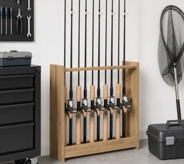vidaXL Stalak za bilijarske cueve Konstruirano drvo 60 x 20 x 57 cm - Venlo