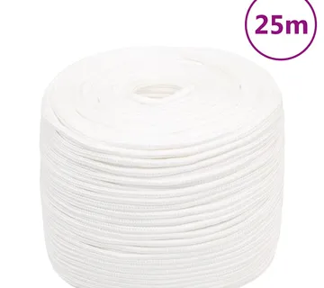 vidaXL Brodski konop svjetlobijeli 10 mm 25 m od polipropilena - Venlo