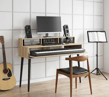 vidaXL Studio radni stol Hrast sonoma 152 x 42,5 x 36 cm - Venlo