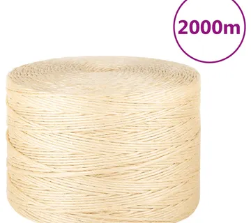 vidaXL Uže od 100 % sisala 3 mm 2000 m - Venlo